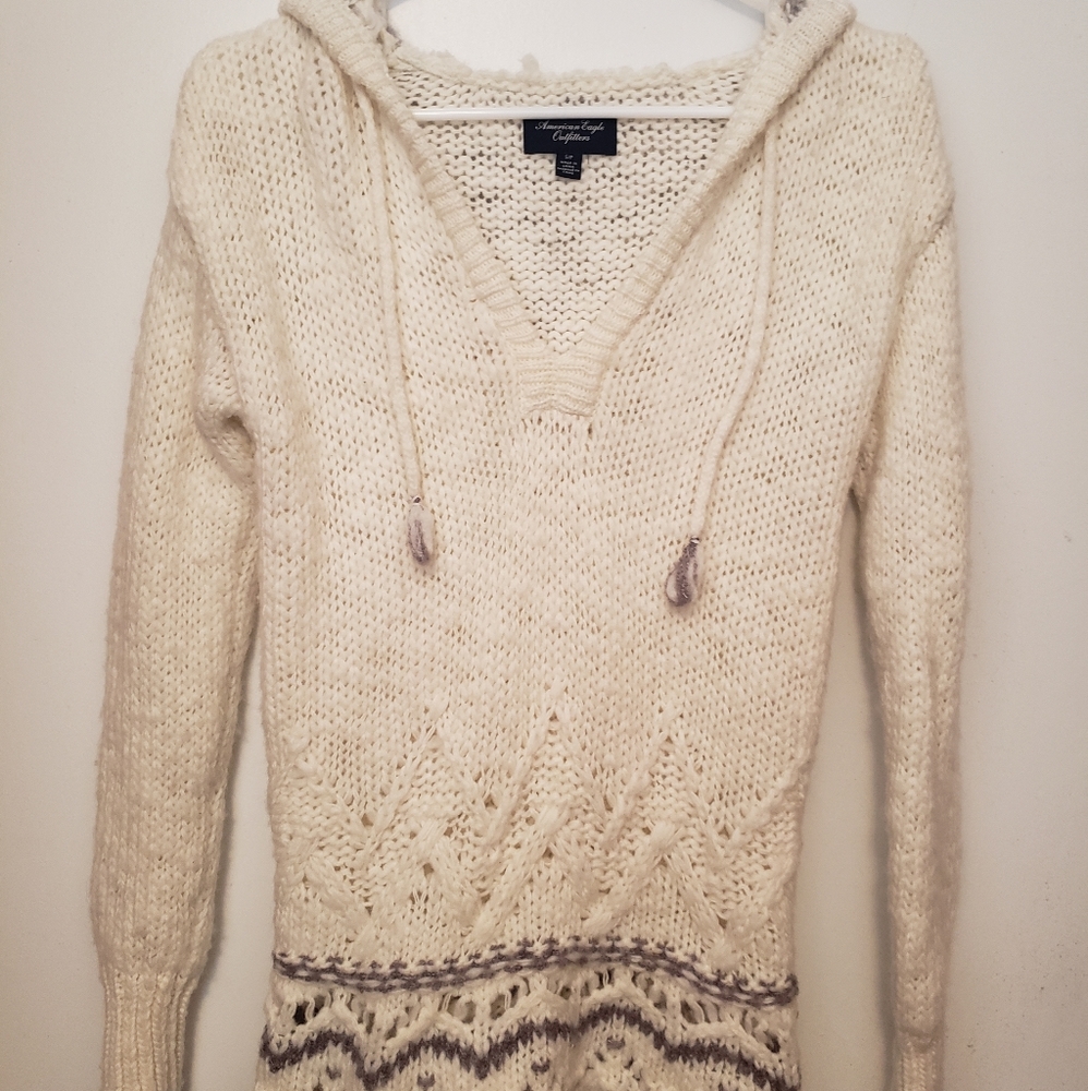 American Eagle Knitted Hoodie